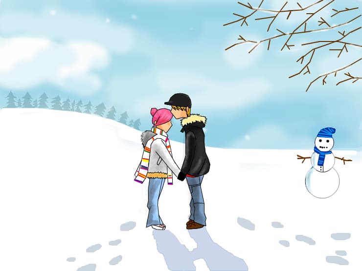 Anime kiss