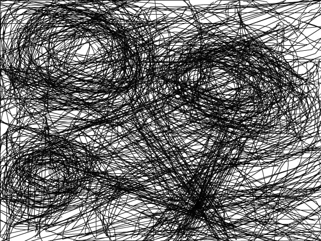 black line