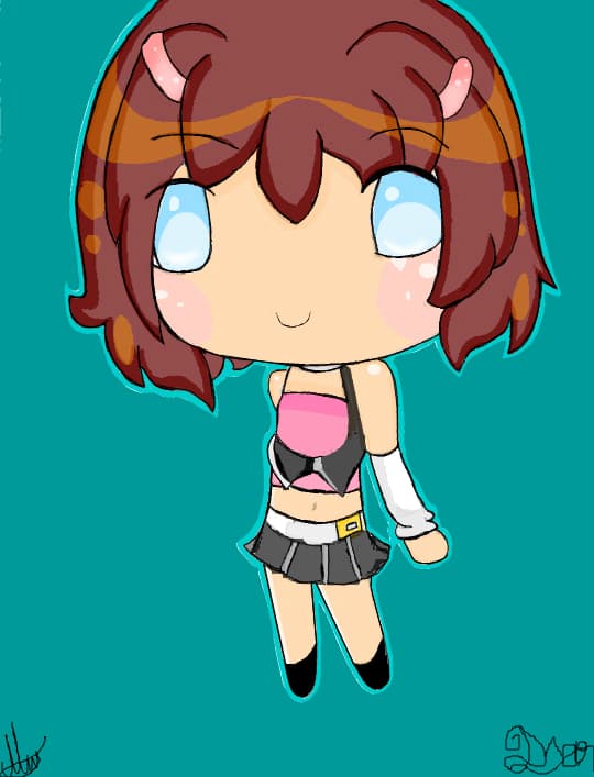 Anime chibi girl