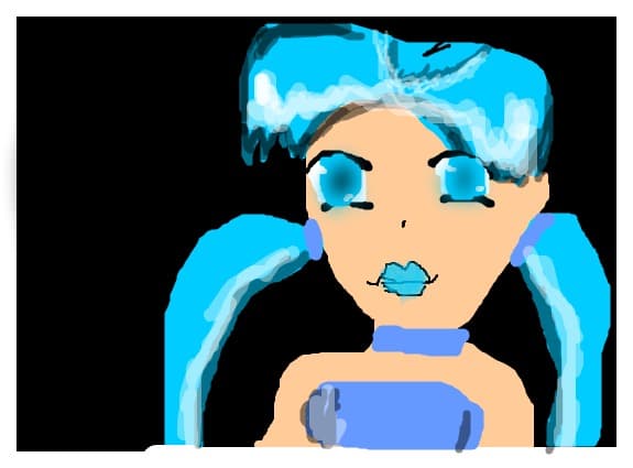 blue girl