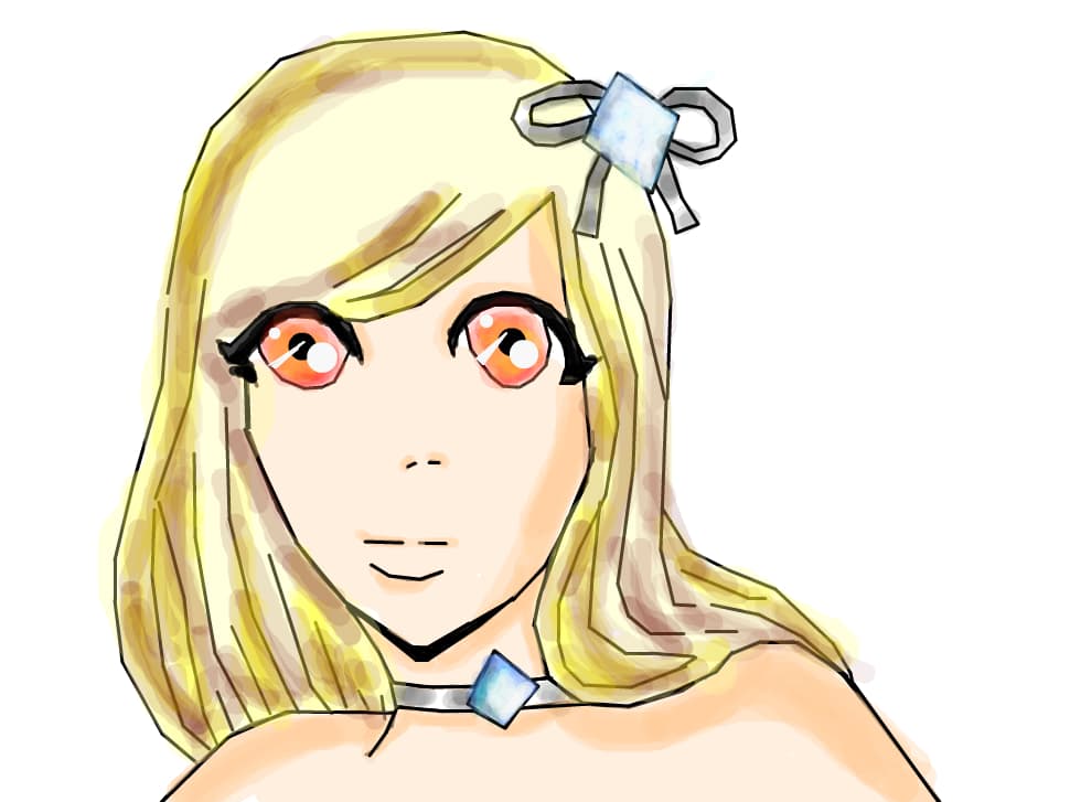 Crystal Blue Anime Red Eye