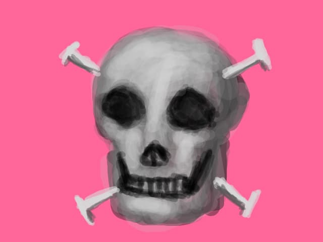 emo skull?
