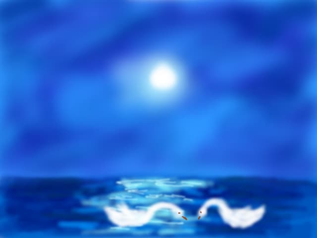 seara pe lac
