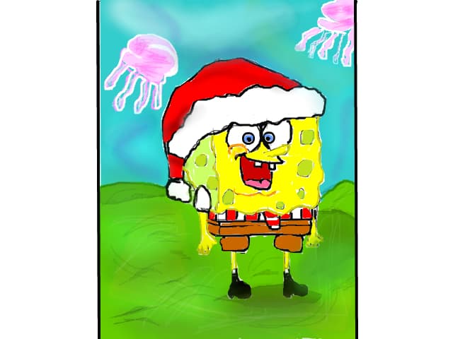 Christmas Spongebob