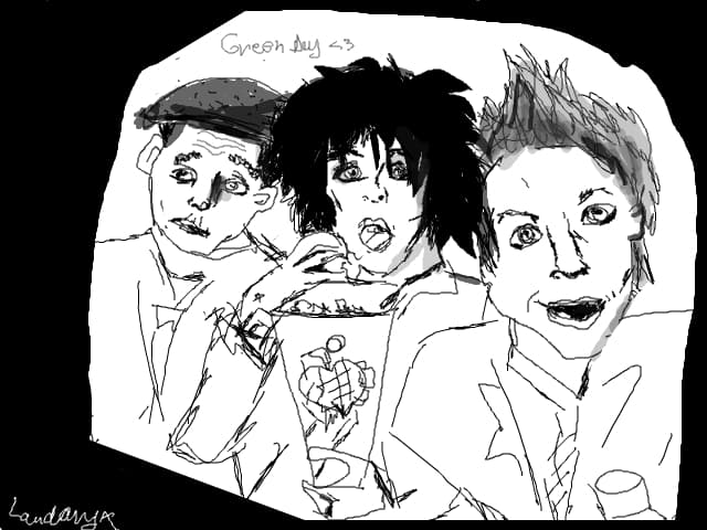 Un fel de schita ...Green day at the cinema