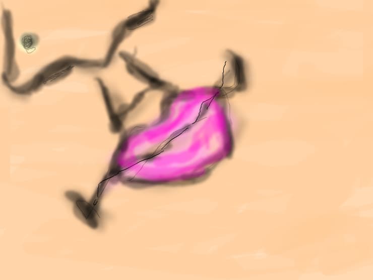 Lips and nose