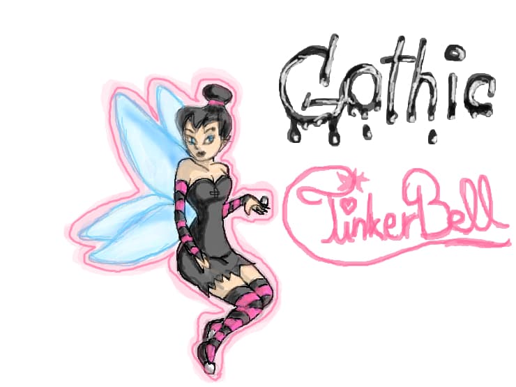 Gothic Tinkerbell (stiu ca nu seamana)