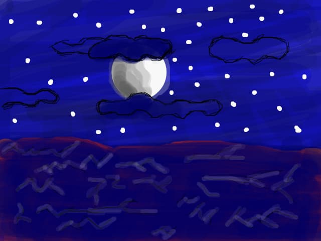 luna plina pe mare