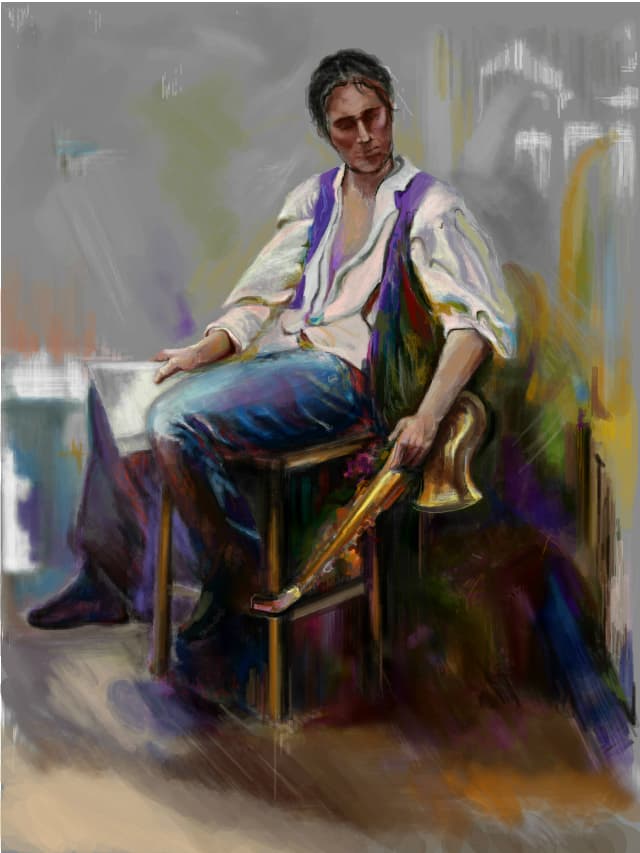 reproducere dupa Pino Daeni
