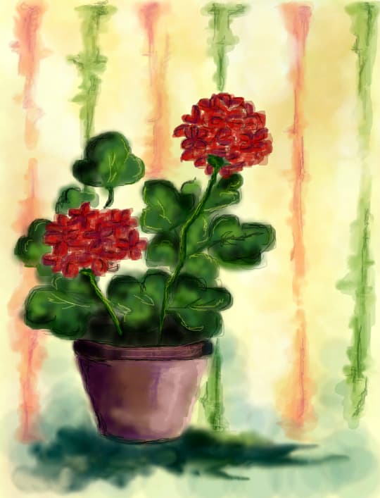 watercolors