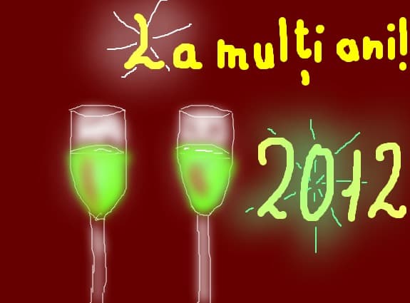 new year champagne