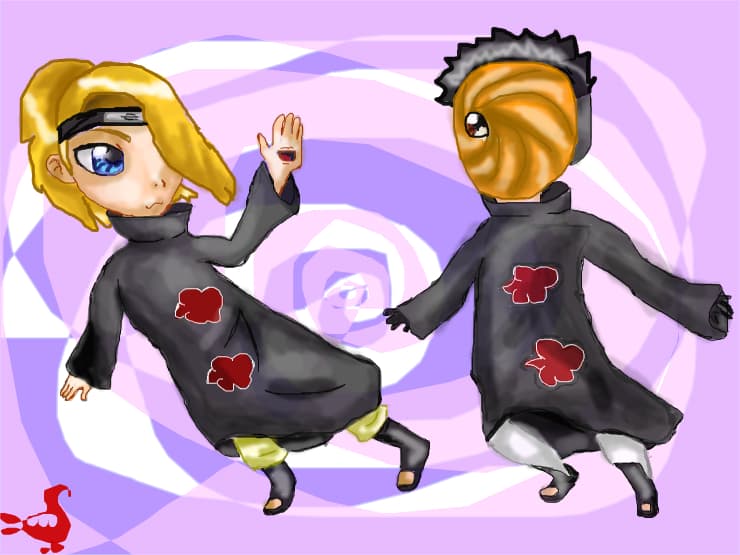 Deidara and Tobi
