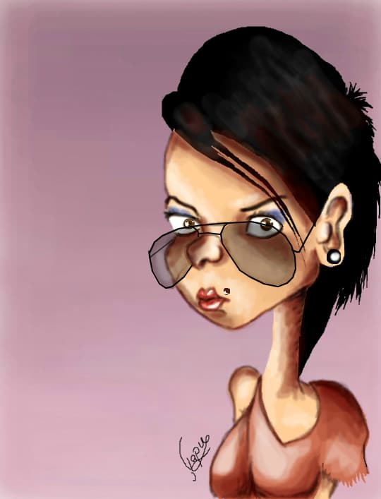 Inna  .. caricatura
