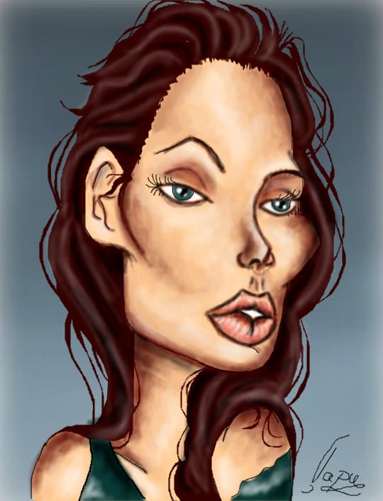 Angelina ... caricatura