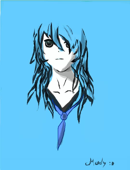 anime girl emo
