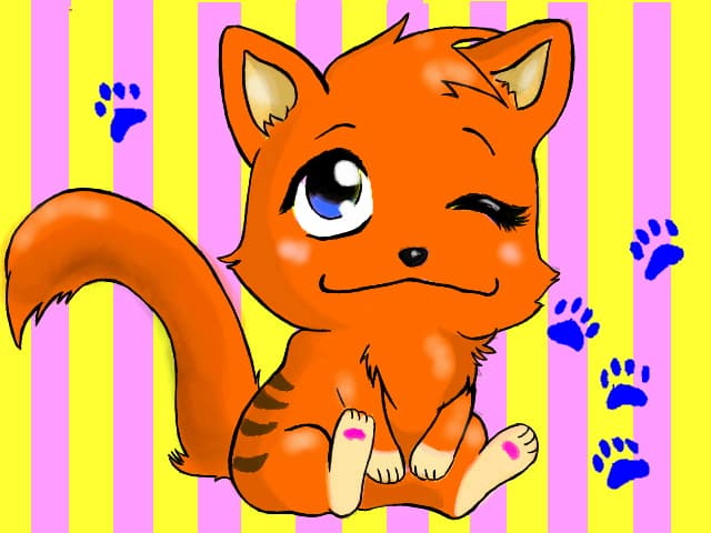 Pasionata de desen (request) kitty