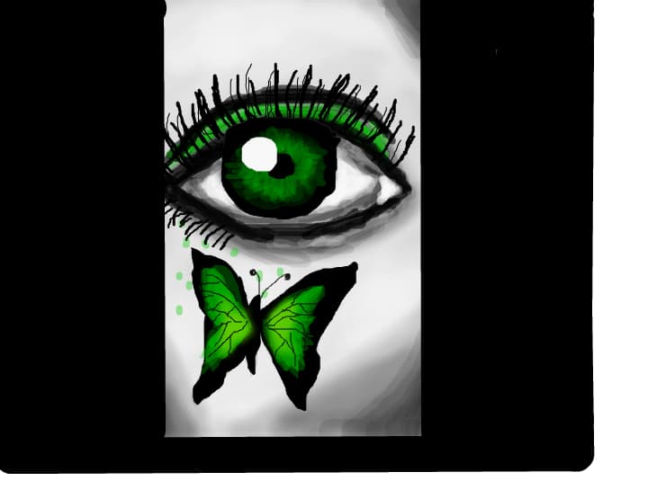Green eye