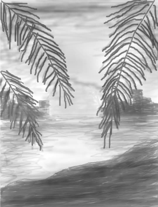 b&amp;amp;amp;w sunset