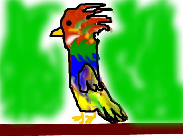 papagalul colorat