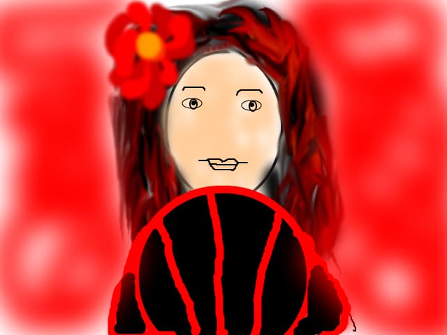 fata care danseaza flamenco