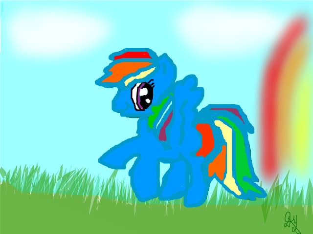 Rainbow Dash-my little pony friendship is magic