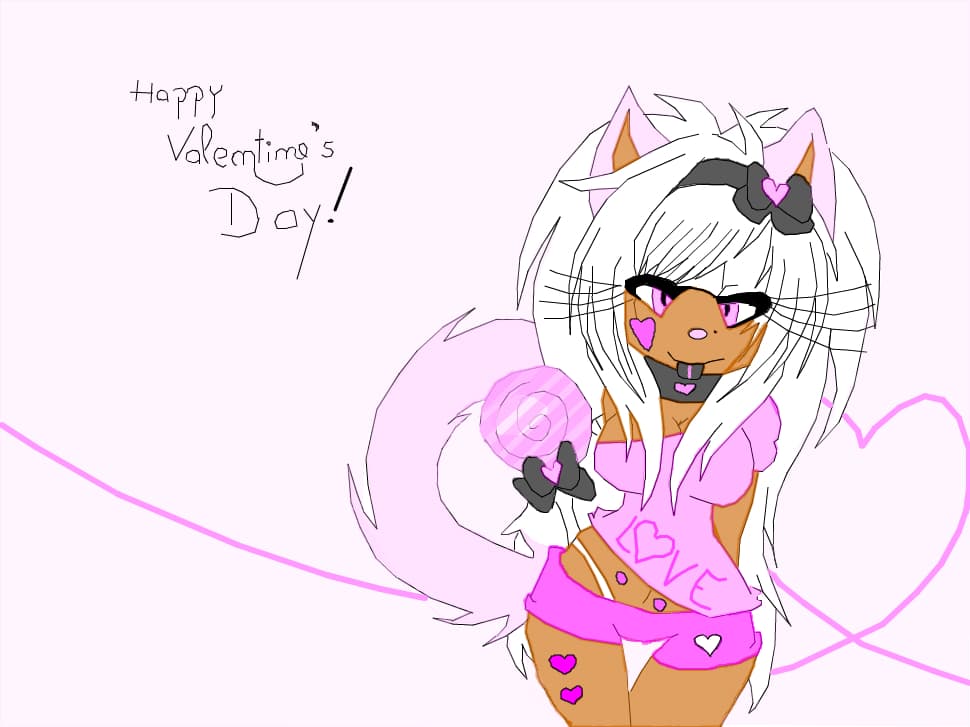 Happy Valentine`s Day ! - Primul desen dup&amp;#227; 170 de zile :)