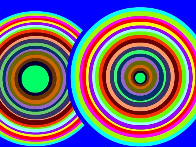 CERCURI COLORATE