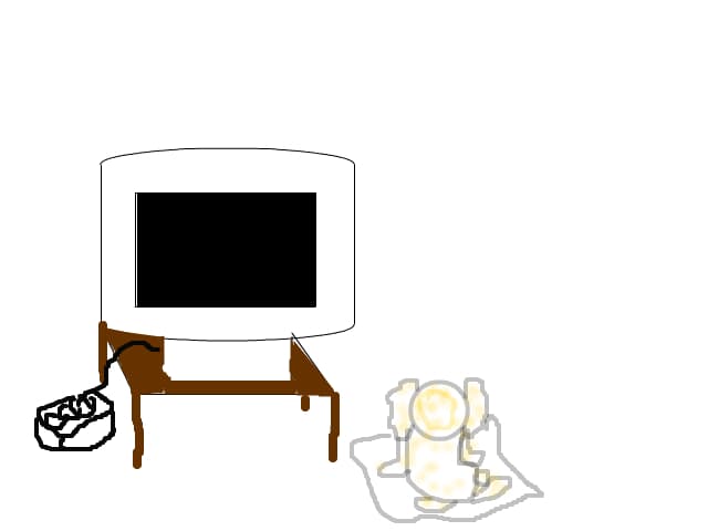 catelus si tv