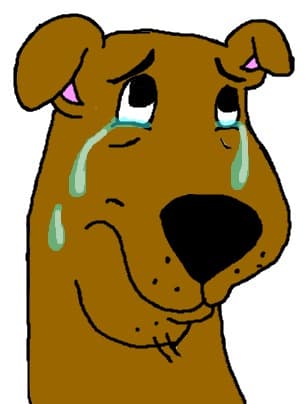 Scooby Doo trist