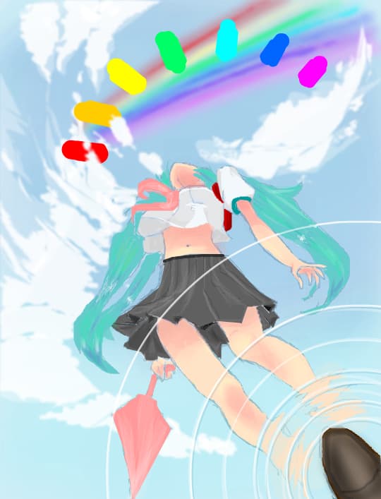 raimbow miku