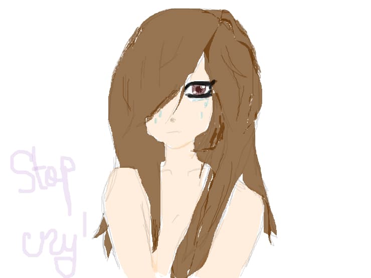 Anime Girl cry