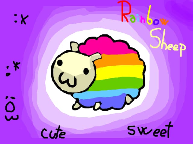 Rainbow sheep