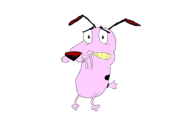Courage,catelul cel fricos
