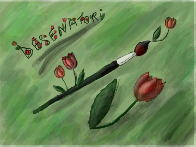 Desenatoti intre lalele