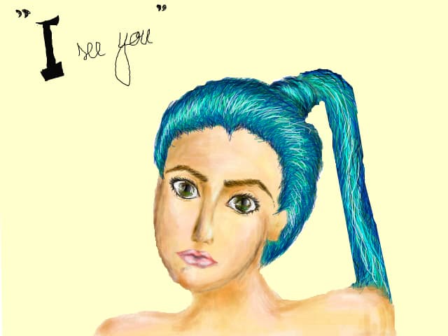 The marmaid: I SEE YOU!