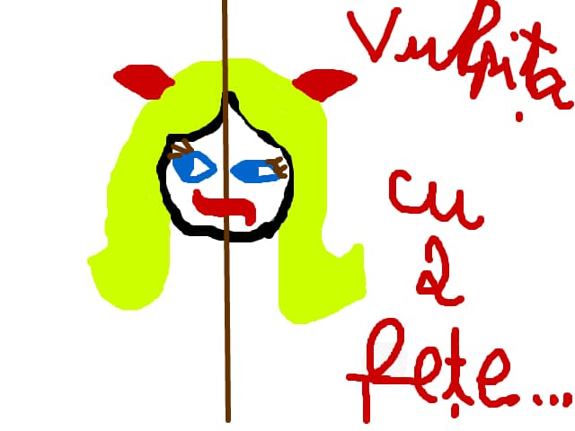 Vulpita cu 2 fete...