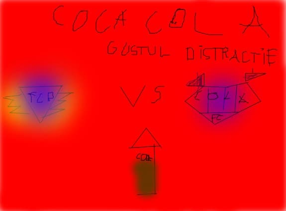 reclama de cola cu echipa fcr si cola fc
