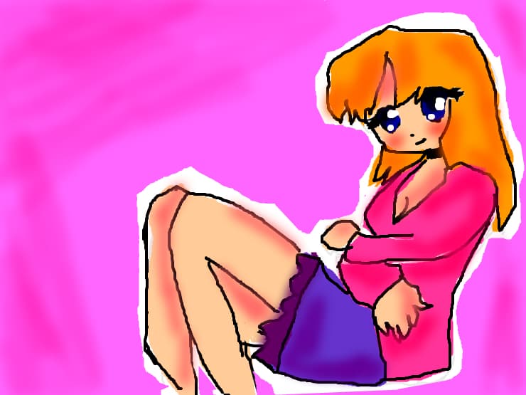 The anime girl