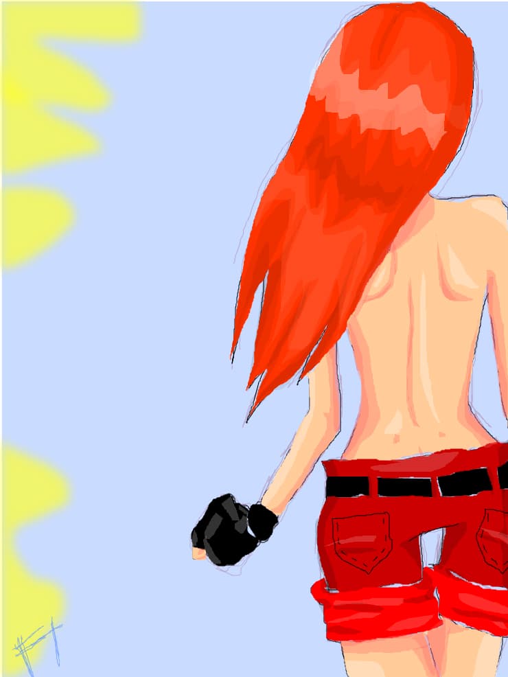 Red girl