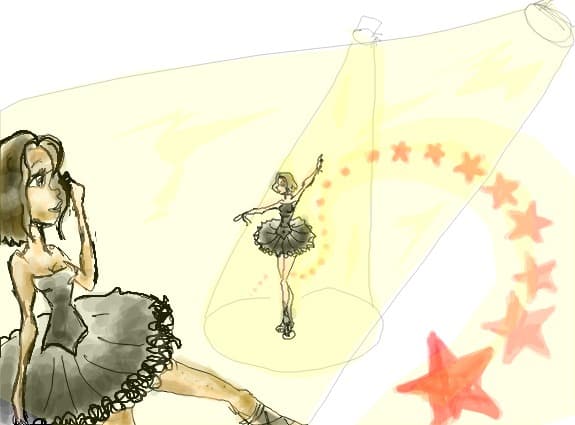 Desen 18731 modificat:balerina