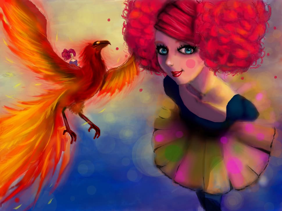 Phoenix and Girl