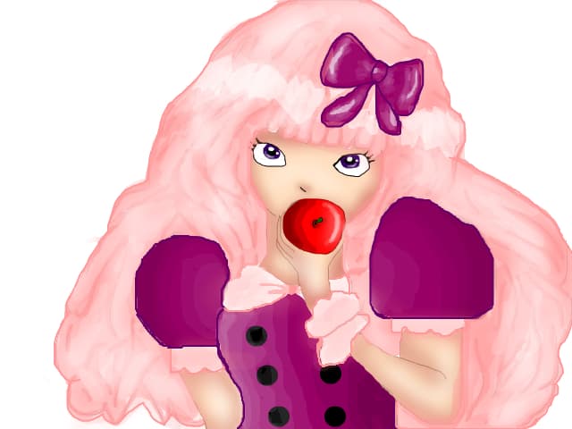 pink and purple girl