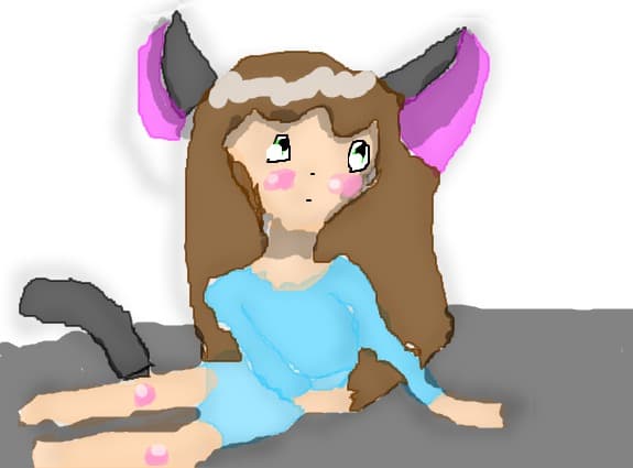 a cat girl