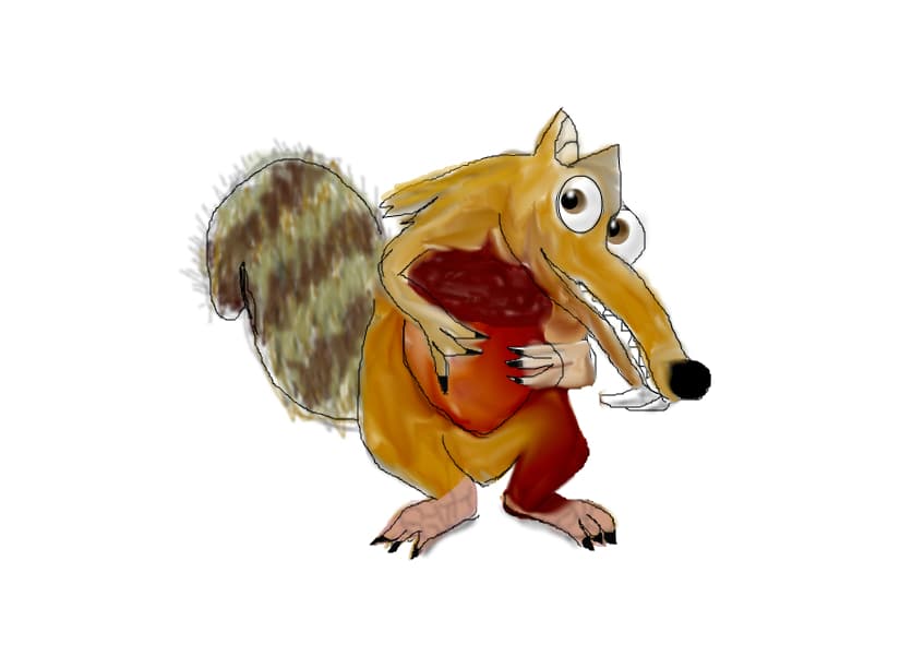 Scrat din ice age