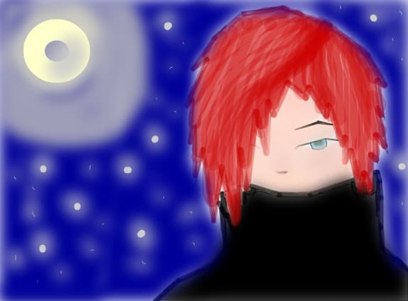 red-head in the night