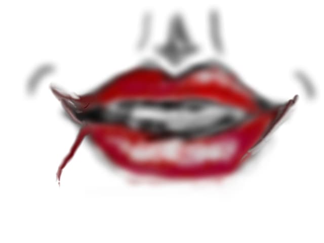red lips