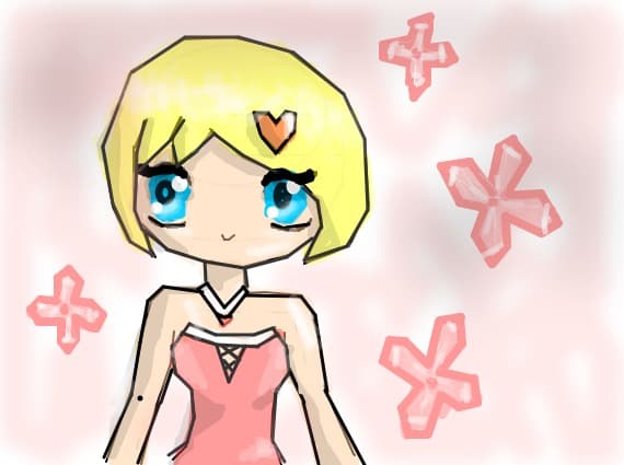 the girl ... and flowers