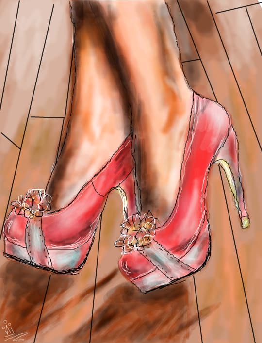 Pantofi Roz