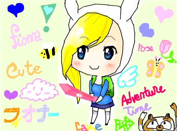 Fionna, adventure time :)