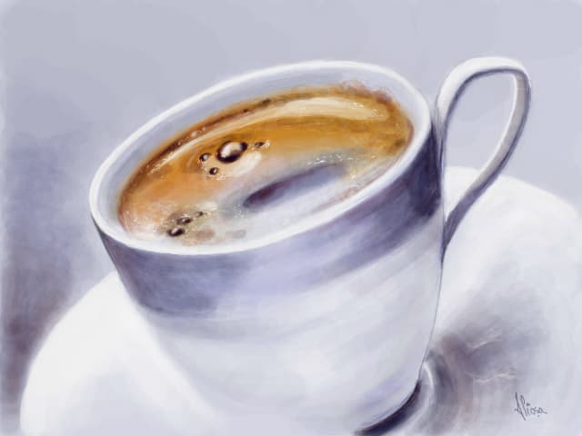 ...cafeaua de dimineata...